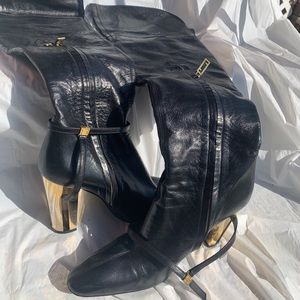 Fendi high heel boots